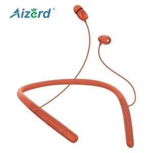 Wired Waterproof Stereo Original Neckband Metal Mini Manufacturer Bluetooth Sport Earphone thumbnail-3