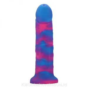 Strap-on Silicone Dildo Simple Silicone Dildo Without BallsSex Adjustable Harness Black Gold Dildo thumbnail-2