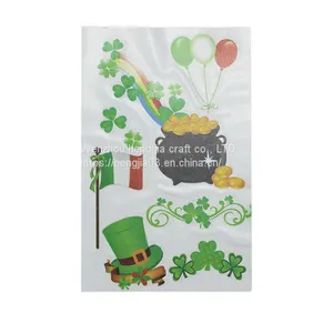 Saint Patrick's Day Temporary Tattoo Stickers For Man Women Four Leaf Clover Fake Tattoo For Woman Waterproof Tattoos Green thumbnail-2