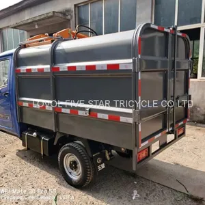 Gasoline Tricycle Cargo Loader Lovol Three Wheeler Waste Management 3CBM thumbnail-5