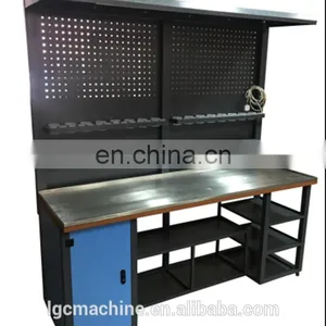 Diesel Service Center Basic Workbench Extended Type Stainless Steel Fabrication Work Table With Under Shelf thumbnail-1