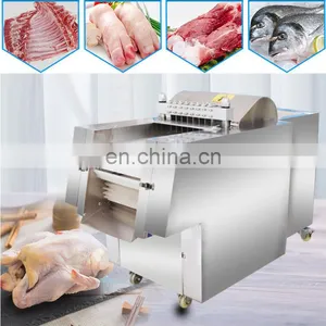 Whole Chicken Meat Cuber Machine / Pork Beef Meat Cube Cutting Machine / Chopping Board Type Meat Cube Cutter thumbnail-6