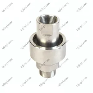 Both End Are Thread Connection Stainless Steel 304 High Pressure Water Rotary Joint for Tower Crane Spray System thumbnail-1