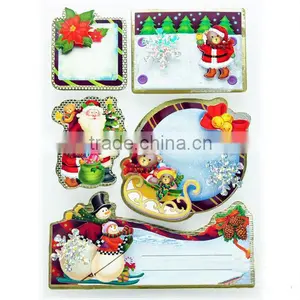 Christmas Gift Tags Foil Sticker Festive Gift Tags thumbnail-1