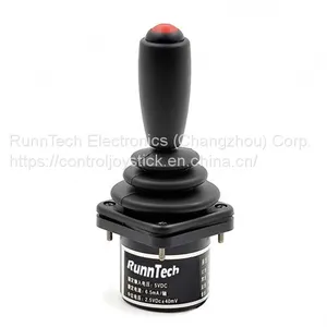 RunnTech 2 Axis 0.5 to 4.5V Analog Output Fingertip Joystick With Momentary Button thumbnail-1
