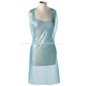 Disposable Aprons,polythene HDPE LDPE Waterproof Cheap Aprons for Painting and Cooking thumbnail-2
