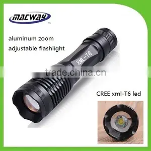 Aluminum Alloy t6 Zoom Strong Light Flashlight thumbnail-1