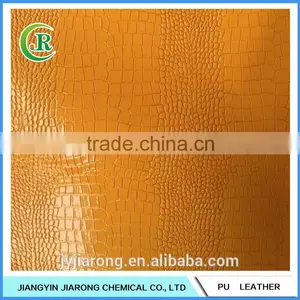 Crocodile Grain Artificial PU Leather Fabric for Bags thumbnail-5
