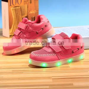 Kid Children USB Charging Light Flashing Sneakers LED Shoes Kid Shoes With Light thumbnail-5