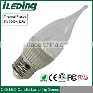 Wholesale Warm White High Lumonius Flux 300lm 5W LED Candles thumbnail-1