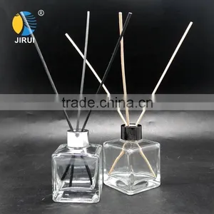 135ml Square Natural Scent Reed Diffuser Glass Bottle With Aluminum Cap Glass Diffuser Bottle Supplier's Choice thumbnail-5