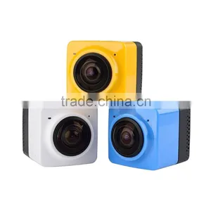 2016 Newest Panorama Action Camera 360x190 Degree With WiFi for Android IOS APP Preview & Playback - Cube 360 Quality Choice thumbnail-1