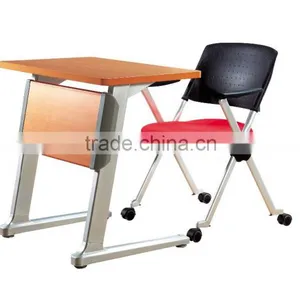 Single Student Desk and Chair With Aluminum Leg for Classroom HD-02C-L thumbnail-2