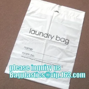 DRY CLEANING GARMENT BAG COVER, SANITARY LAUNDRY BAG, HOTEL, LAUNDRY STORE, CLEANING SUPPLIES,HANGER thumbnail-4