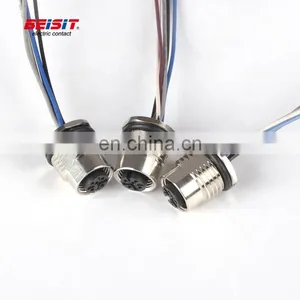 Wiring Harness Connector Types Auto Wiring Harness Electronic Female With Sensor Connector 500 Cycles IP67/IP68 M12A03FB0005 thumbnail-1