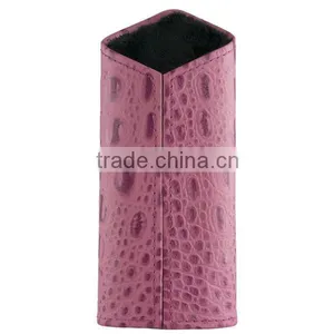 Custom Crocodile Pattern Leather Eyeglass Holder Glasses Sleeve Case for Sunglass thumbnail-3