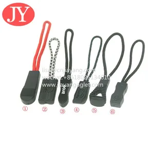 Luggage Garment Accessories Factory Produce Pvc Zipper Pulls Inject Zipper Ends for Sportwear Coat thumbnail-1