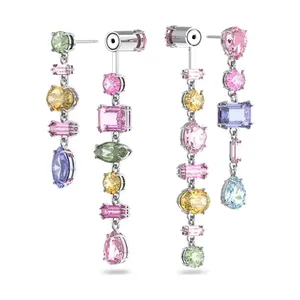 Swarovsky Rings Gema Drop Earrings 5613737 Sparkling Necklace 55613738 Round Mujer Cristales Bracelet 5613739 thumbnail-2