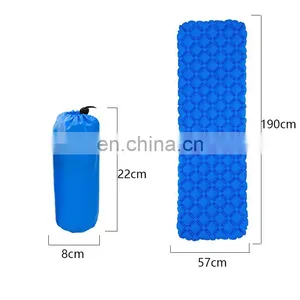 Winter Inflating Insulated Sleeping Pad Mat Mattress For Camping Camp Inflatable Outdoor Sleeping Pad thumbnail-2