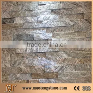 Yellow Rust Slate, Wall Cladding, Cultured Stone, Stacked Stone Veneer Wall Panel thumbnail-1