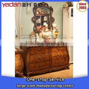 Muliti Function Antique Dressing Table Designs for Bedroom, Dressing Table With Drawers thumbnail-6