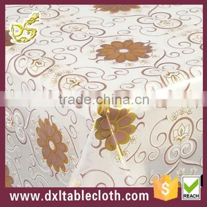 Wholesale Chrysanthemum Golden Sunflower Embossed Pvc Table Cloth thumbnail-1