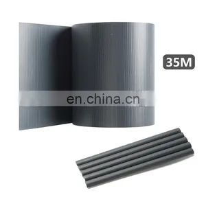 Anthracite Plastic Fence Rigid Privacy Tarpaulin Garden Fence Strip Roll 30 m x 19 cm Europe thumbnail-3
