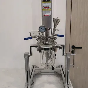 AMM-SE-10L Laboratory Simple Vacuum Stirring Emulsifier - Semi-automatic Lifting for Chemical Additives thumbnail-5