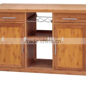 Bamboo Storage Cabinet thumbnail-1