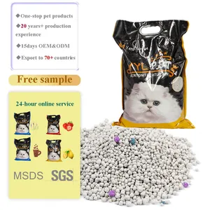 Less Dust and Strong Odor Control Bentonite Cat Litter thumbnail-1
