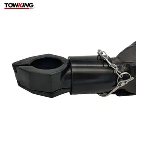 TOWKING 7000lbs Black Ball Size 2 Inch Sleeve Lock Trailer Coupler thumbnail-3