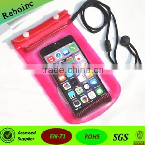 Waterproof Phone Bag China Wholesale Fashion Glitter Sparkling Stars Quicksand Green Pink thumbnail-4