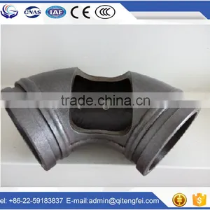 DN125 Twin Wall Concrete Pump Elbow 30D/45D/90D thumbnail-1