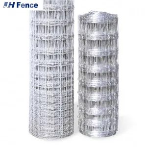China Wholesale Cheap Horse Fence Powder Coated Cattle Fixed Knot Wire Mesh Fence Easily Assembled Heavy Duty Rural Fencing thumbnail-1