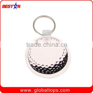 Promotional Plastic Key Tag in Ball Shape thumbnail-1
