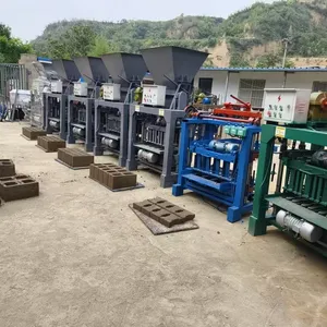 Industrial Concrete Block Machine for Hollow Blocks With 10-Ton Daily Capacity thumbnail-2