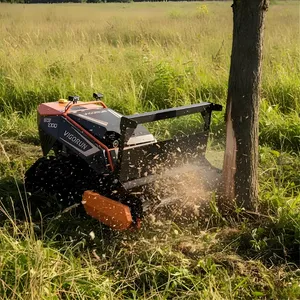Vigorun Lawn Mower Robot With Flail Mower/Hammer Flail/Forest Mulcher/Snow Blade Tracked Mulcher thumbnail-1