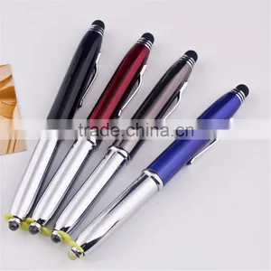 Multi-function Pen Metal Touch Pen With Light Pen thumbnail-1