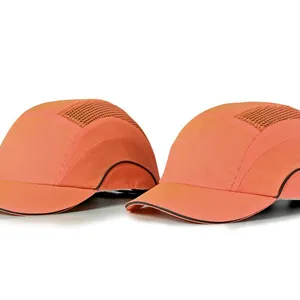 Fluorescent Outdoor Safety Anti-Collision Bump Cap With Insert Helmet thumbnail-3
