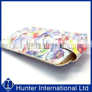 Printed Bling Butterfly Slide in Pouch For Galaxy I9600 thumbnail-4