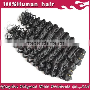2015 New Style No Shedding Brazilian Remy Deep Wave Double Drawn Virgin Hair thumbnail-3