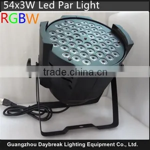Cheap Led Light Indoor 54X3W RGBW LED Par Light Par Can 64, 54x3w Rgbw Led Par 64 thumbnail-1