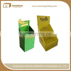 Fancy Style Recycable Corrugated Paper Retail Displays Grocery Store Display Rack thumbnail-1