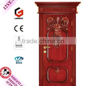 Newest Design Door,interior Door, Carved Wooden Door thumbnail-3