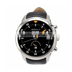 X5 Amoled Screen 1.4" Dual Bluetooth 2.1/4.0 Android 4.4 OS MTK6572 Low Cost 3G Smartwatch thumbnail-1