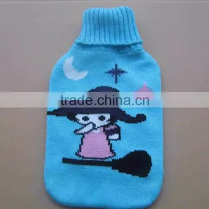 High Quality Hot Sale Cheap Carton Knitted Hot Water Bottle Cover thumbnail-1