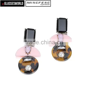 Hot Selling Fashion Jewellery Acetate Earrings EA001 thumbnail-1
