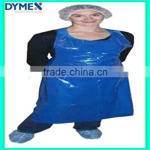Disposable Blue And White PE Kitchen Apron thumbnail-1