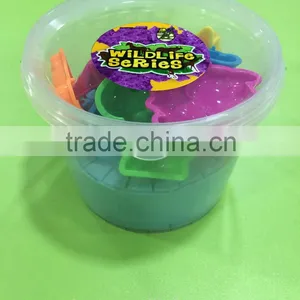 Kid Play Dynamic Sand ,many Colorful Martian Moving Sand in Bucket Packing thumbnail-4
