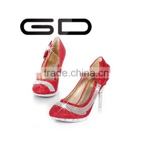 Little Girls Fashion Wedding High Heel Shoes thumbnail-6